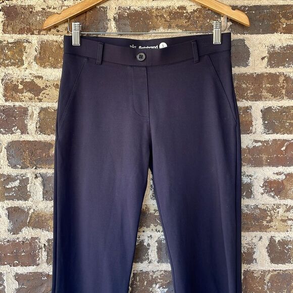 Betabrand Classic Dress Pant Yoga Pant Straight Navy Blue Small Petite - Picture 4 of 8